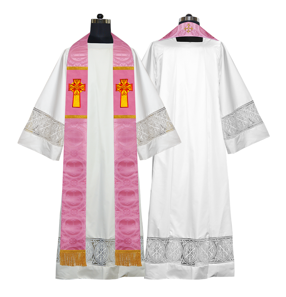 Clergy Stole with Celtic Cross Motif