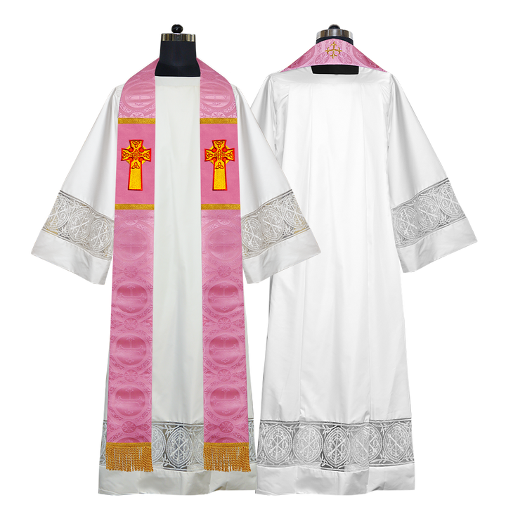 Clergy Stole with Celtic Cross Motif