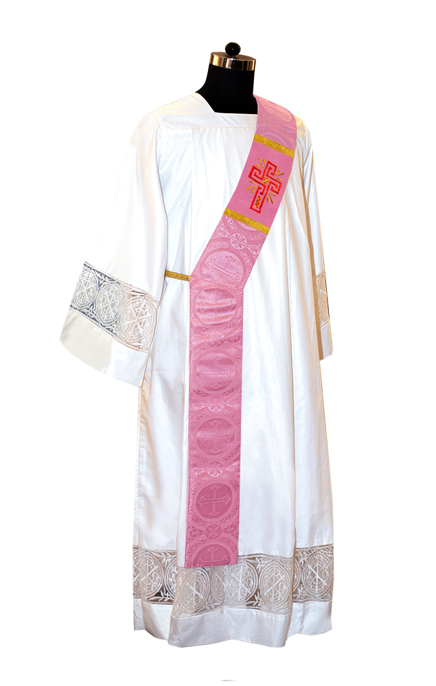 Glory Cross Adorned Deacon Stole