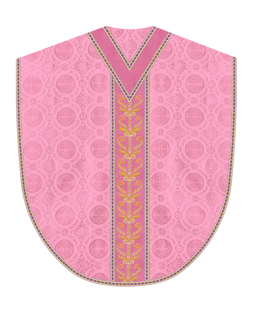 Borromean Chasuble Vestment With Liturgical Trims