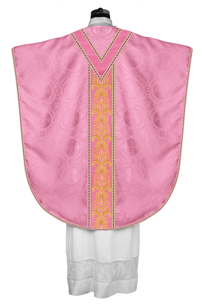 Spiritual Borromean Chasuble With Y Type Orphrey and Trims