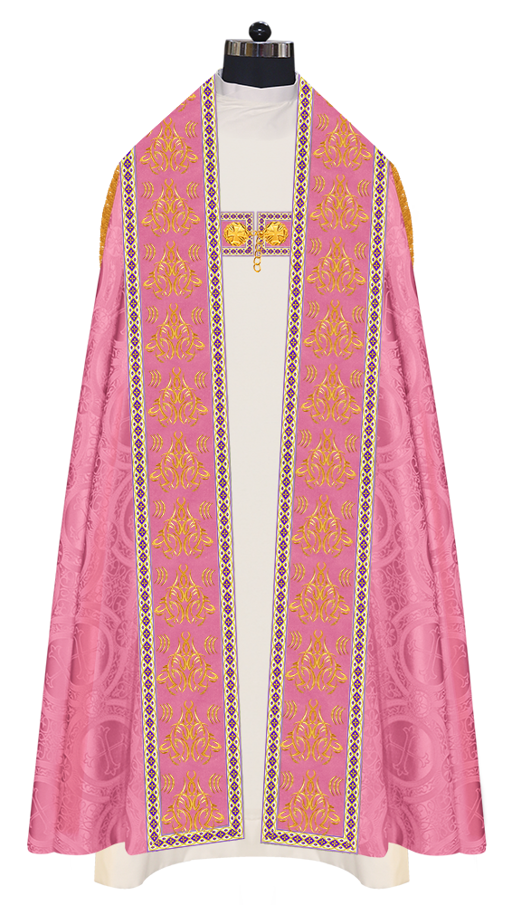 Traditional Embroidered Roman Cope Vestment