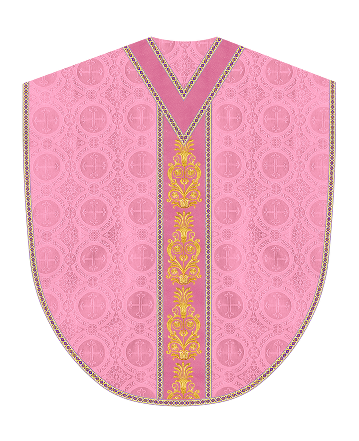 Borromean Chasuble Vestment With Detailed Braids and Trims