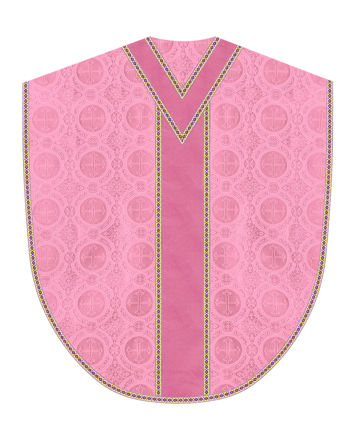 Borromean Chasuble Vestment Adorned With Woven Braids