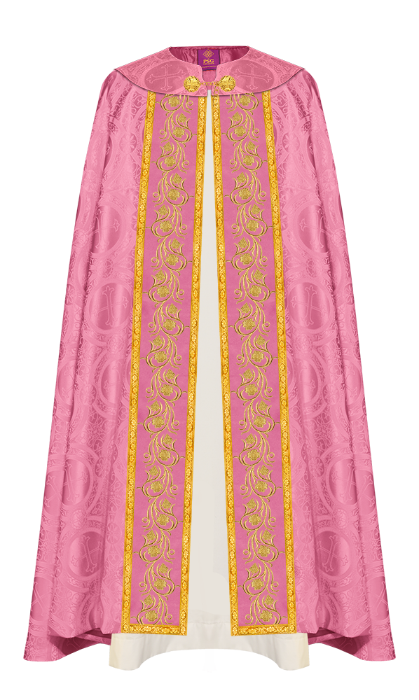 Gothic Cope Vestment with Ornate Embroidery