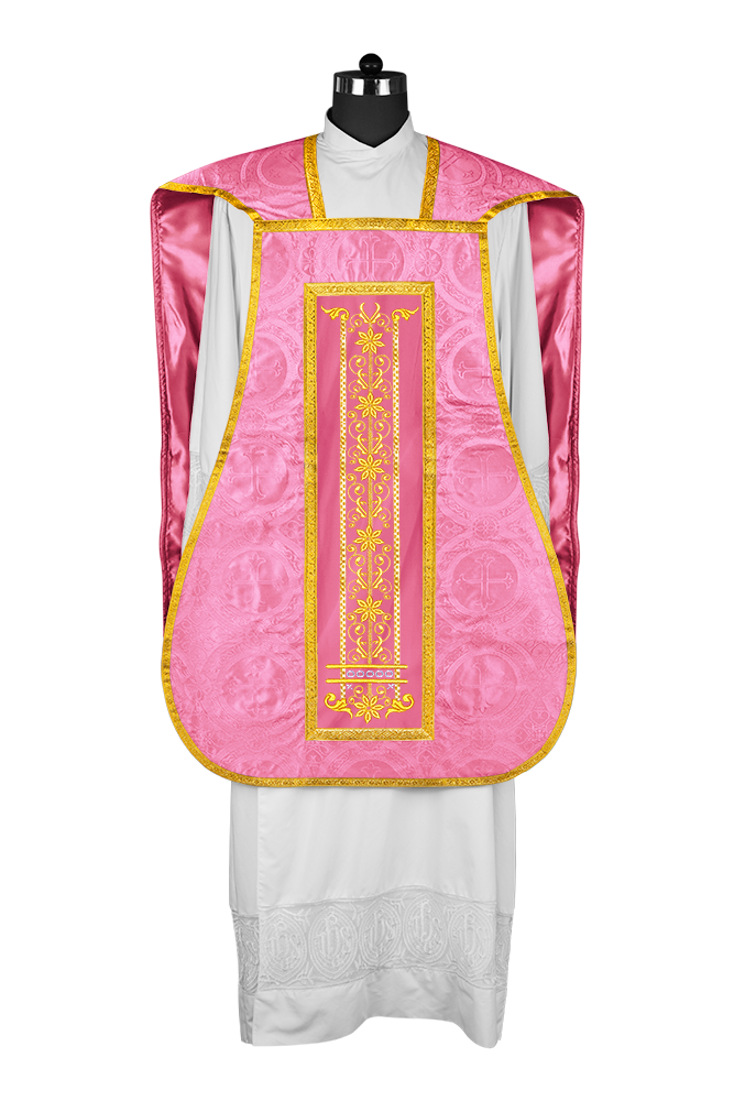 Vestimentas católicas con espalda de violín 