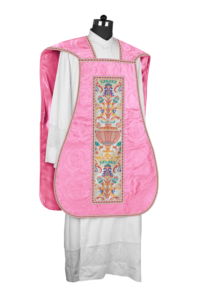 Coronation Tapestry Roman Chasuble with Braided Trims