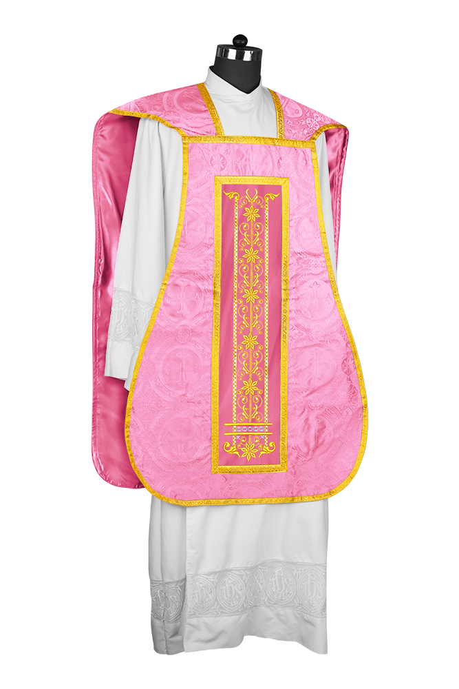 Vestimentas católicas con espalda de violín 