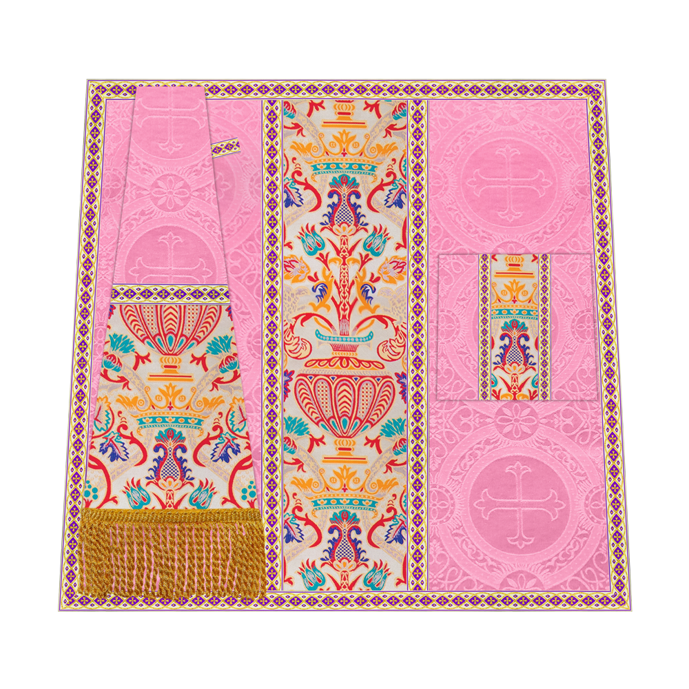 Tapestry Chasuble with Detailed Braids and Trims