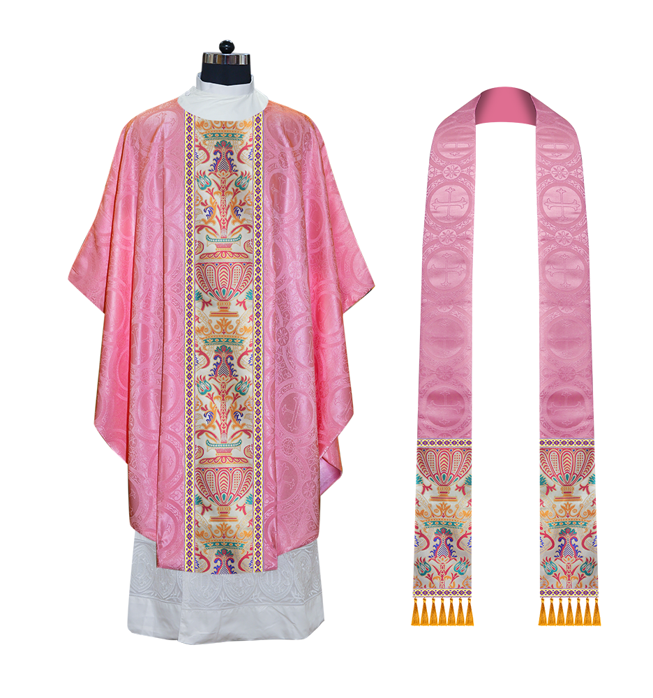 Coronation Tapestry Chasuble Braided with Trims