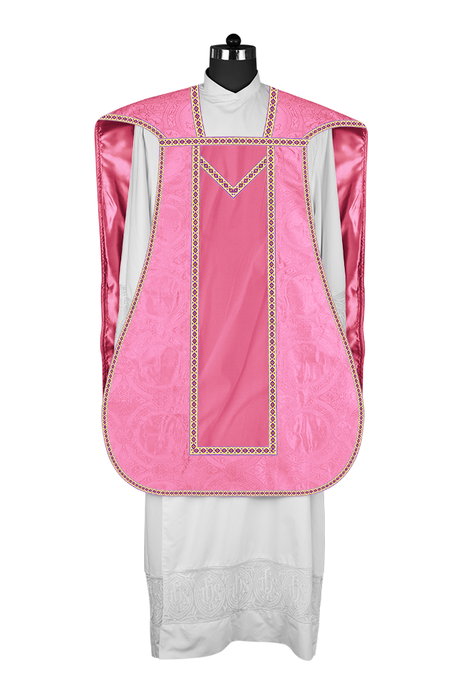 Roman chasuble with Motif and Trims