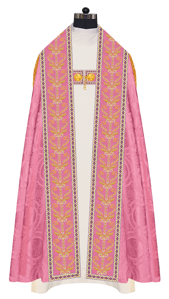 Traditional Embroidered Roman Cope Vestment