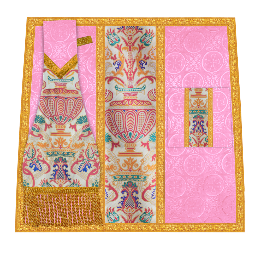 Handcrafted Tapestry Mass Set with Braided trims