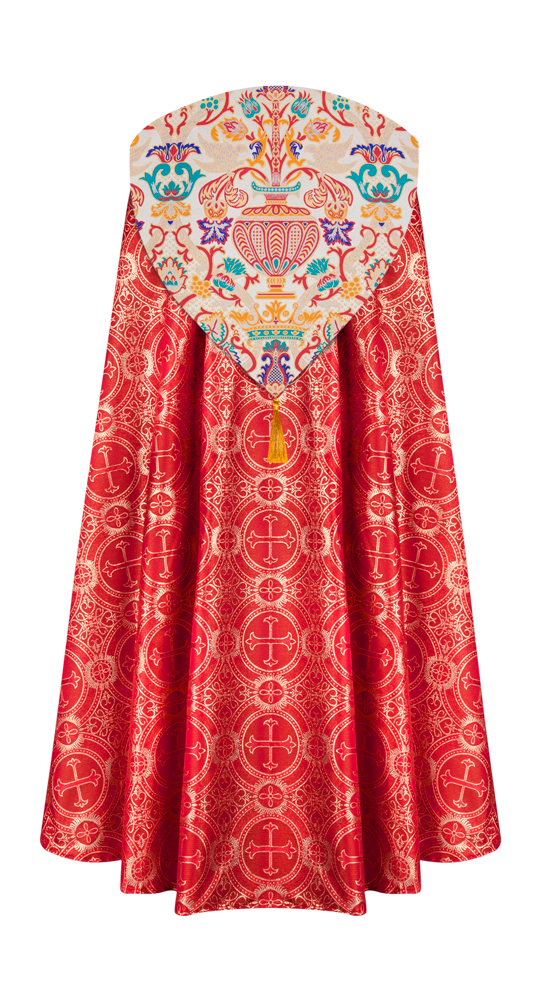 Coronation Tapestry Gothic Cope Braided with Trims