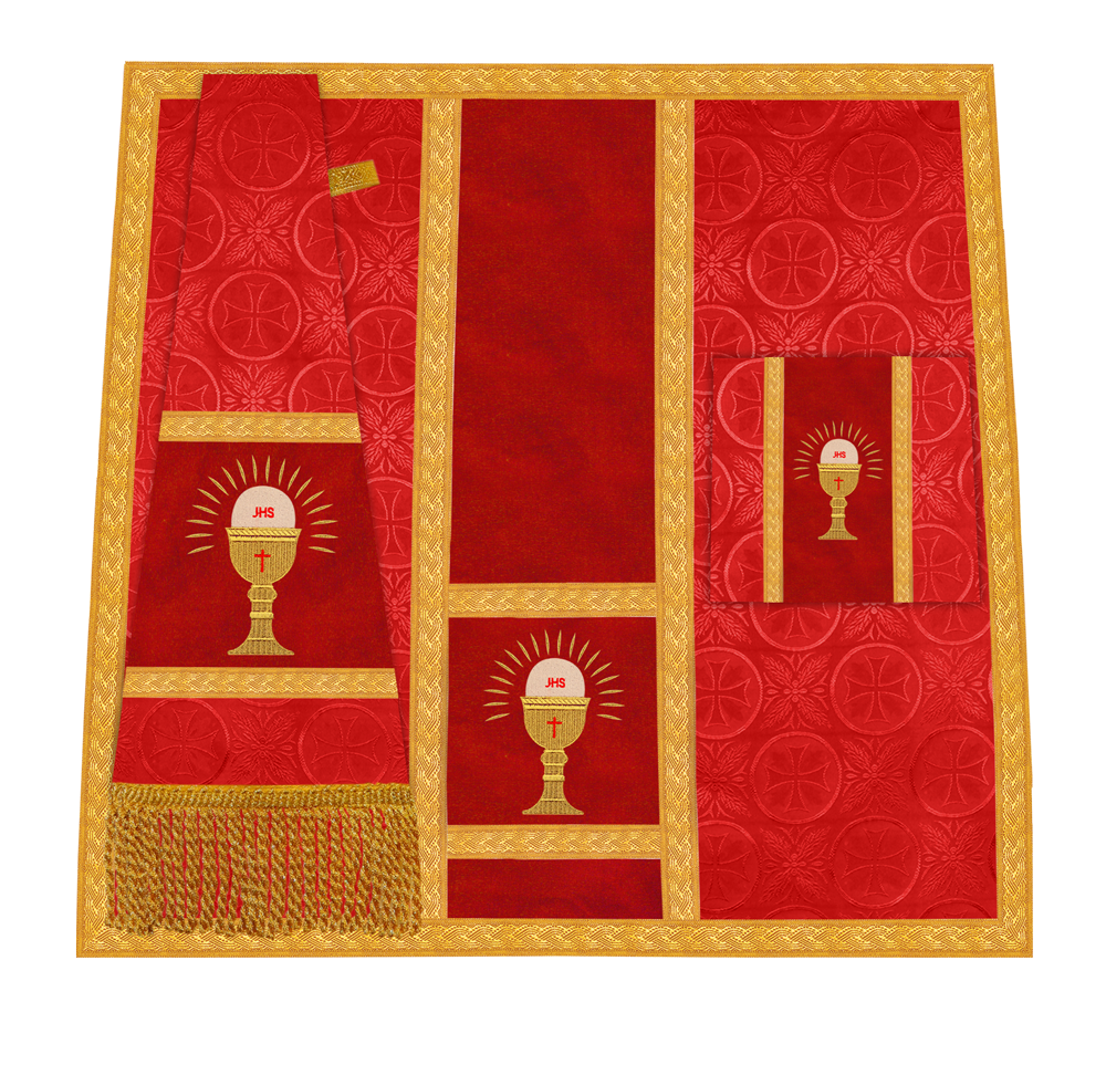 Mass Set adorned with Liturgical Motif