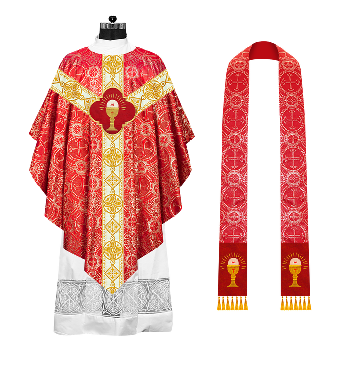 Ornate Liturgical Pugin Chasuble Vestment