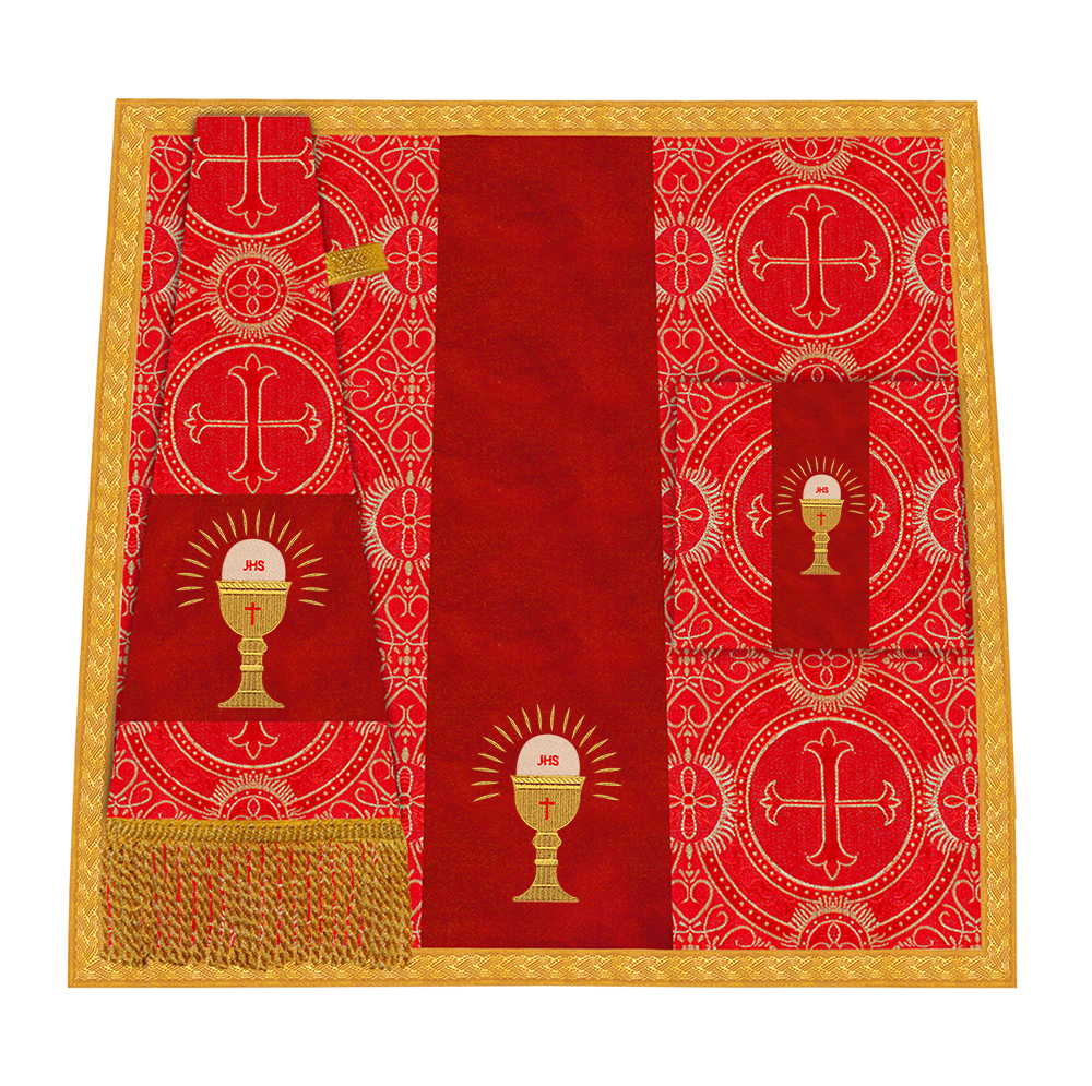 Liturgical Altar Mass Set with adorned motif