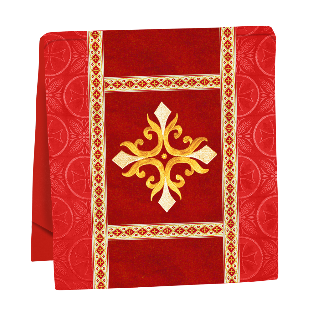 Traditional Altar Mass Set with  Embroidered Motifs