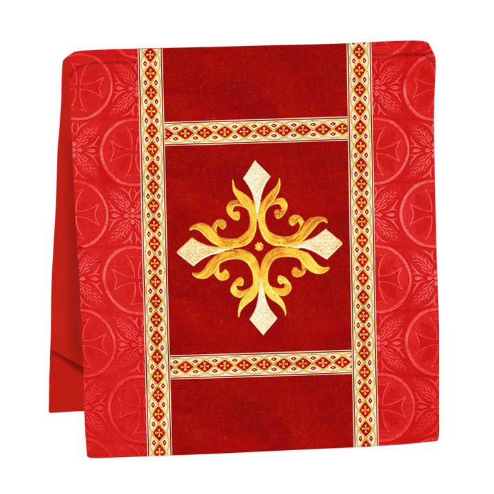 Traditional Altar Mass Set with  Embroidered Motifs