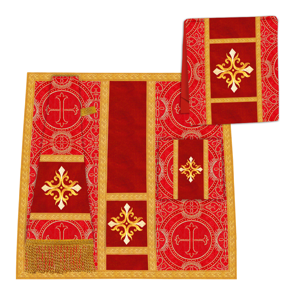 Gothic Cope with embroidered cross