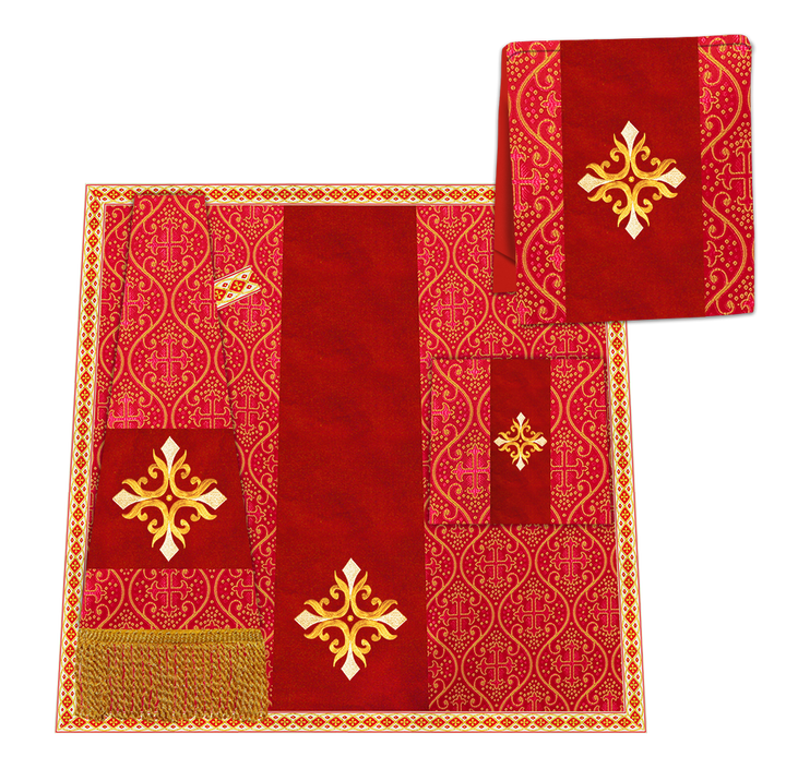 Enhanced Gothic Cope Vestments With Liturgical cross