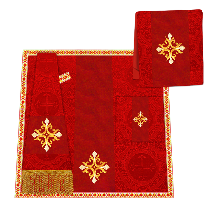 Enhanced Gothic Cope Vestments With Liturgical cross