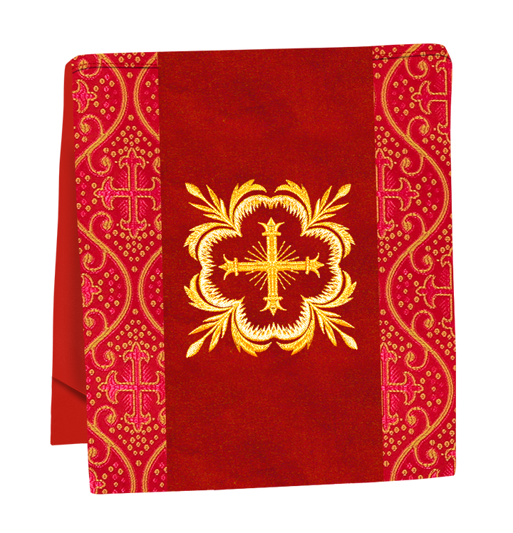 Liturgical Cross Embroidered Mass Set and braided trims