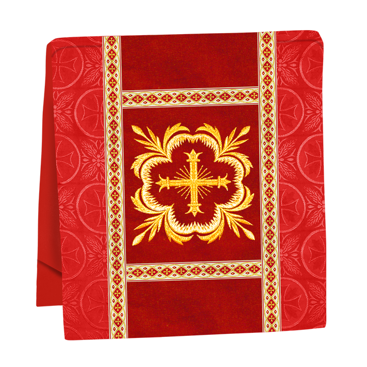 Traditional Altar Mass Set with  Embroidered Motifs