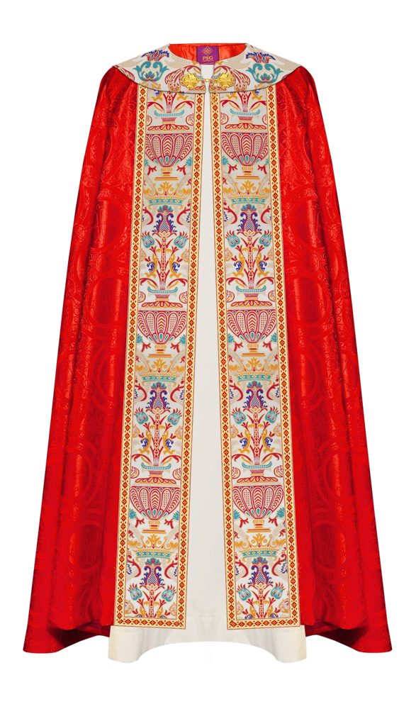 Coronation Tapestry Gothic Cope Braided with Trims