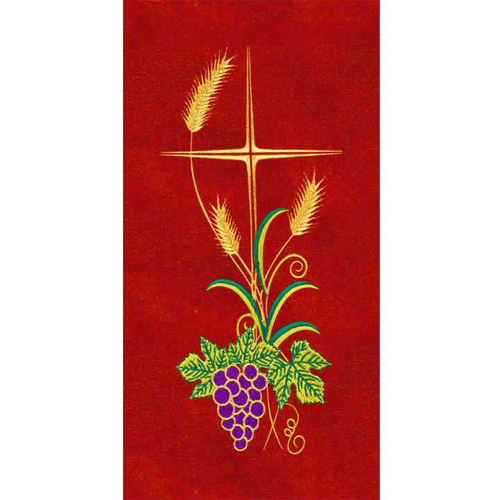 Deacon stole with Wheat and Grapes Embroidery