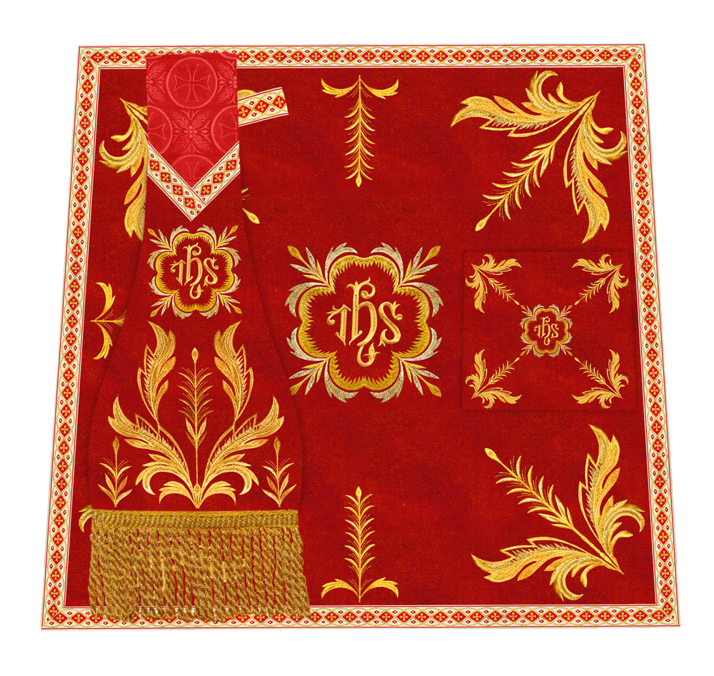 Liturgical Mass Set with Ornate Embroidery