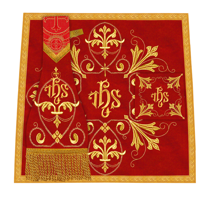 Set of Four Catholic Fiddleback Vestments