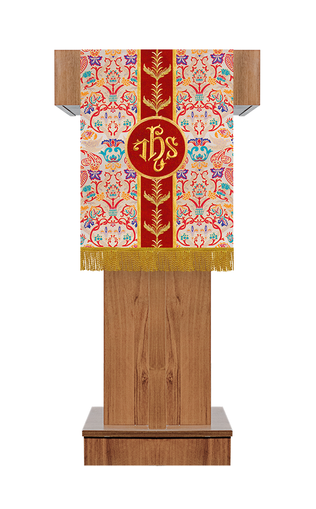 Tapestry Pulpit/Lectern Liturgical Embroidered Motif