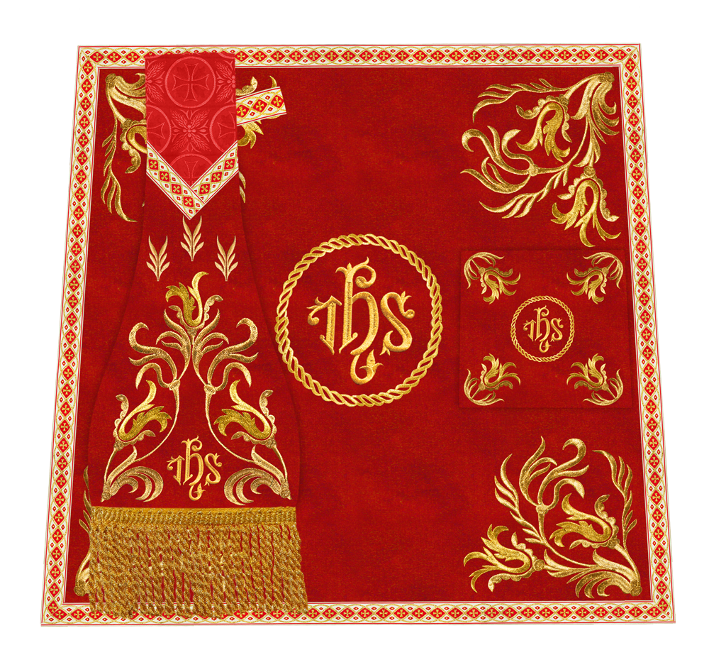 Handmade Church Altar Cloth with Traditional Embroidery