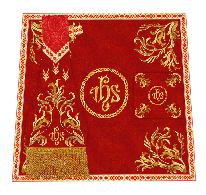 Handmade Church Altar Cloth with Traditional Embroidery