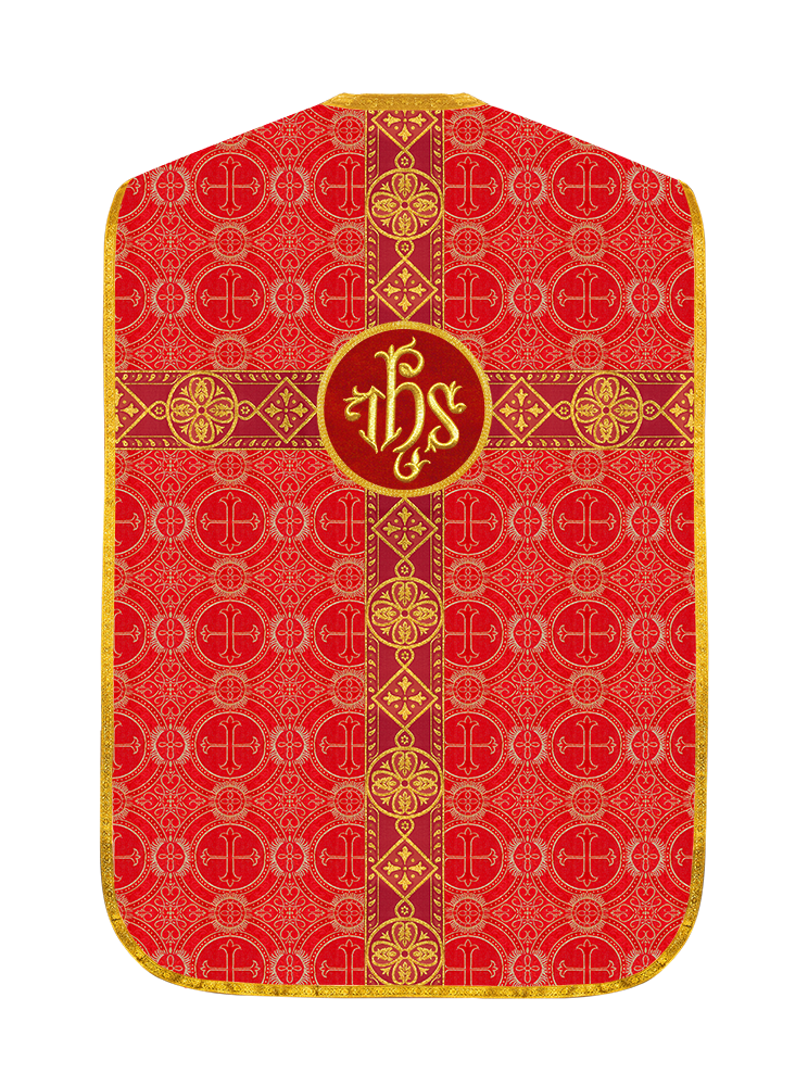 Embroidered Roman Chasuble Vestment