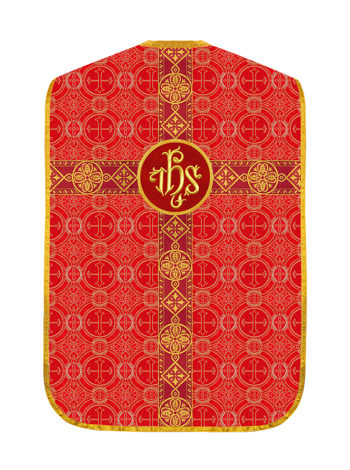 Embroidered Roman Chasuble Vestment