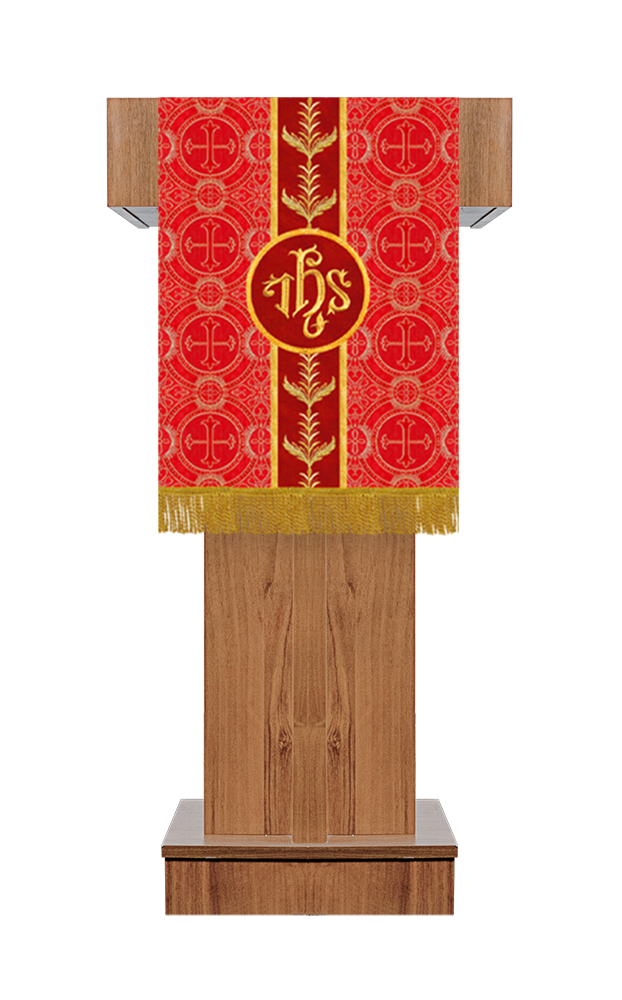 Pulpit/Lectern with Adorned Woven Braid