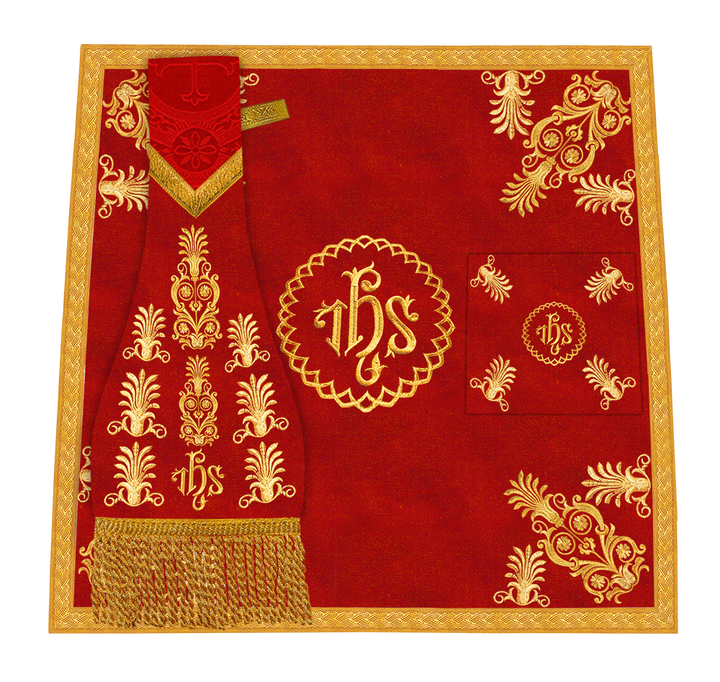 Mass set with solemn designs