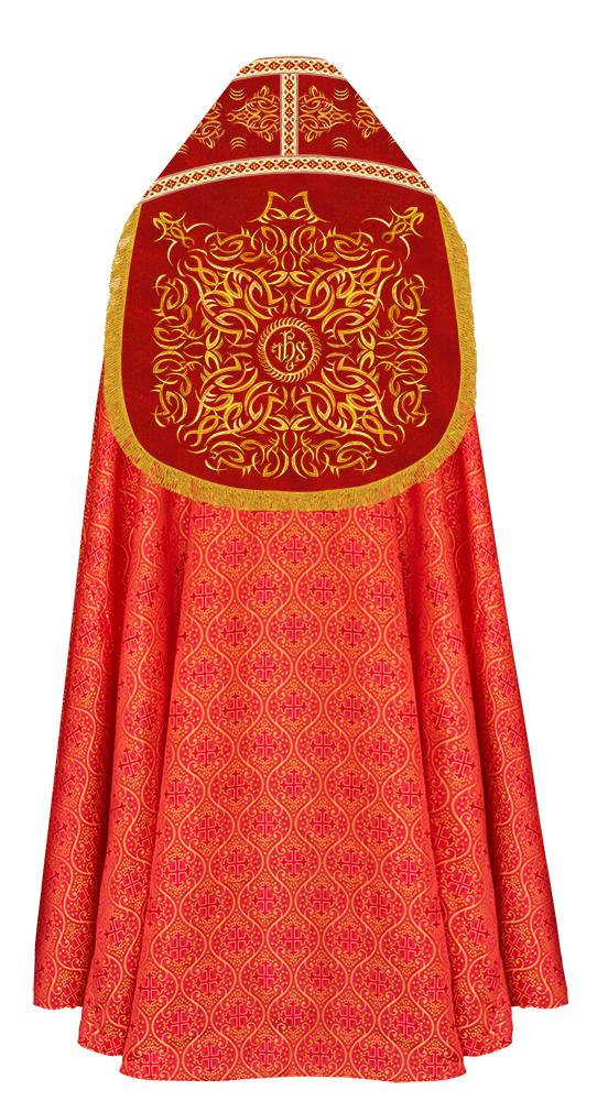 Traditional Embroidered Roman Cope Vestment