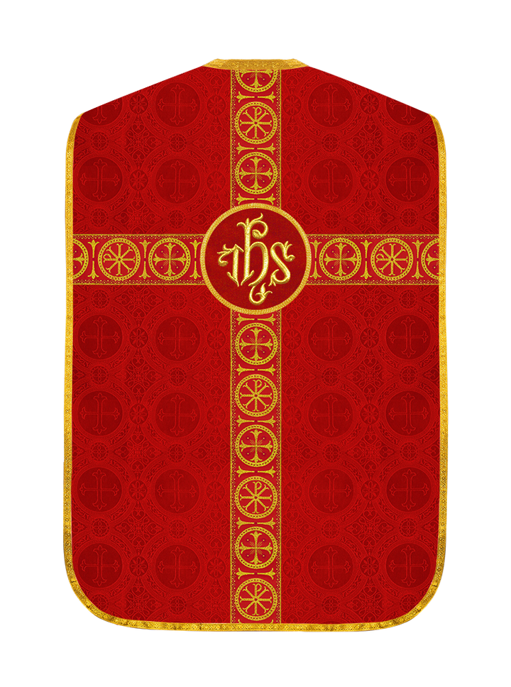 Roman Chasuble with Adorned Orphrey