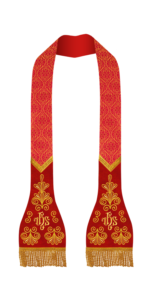 Roman Stole with Liturgical motif