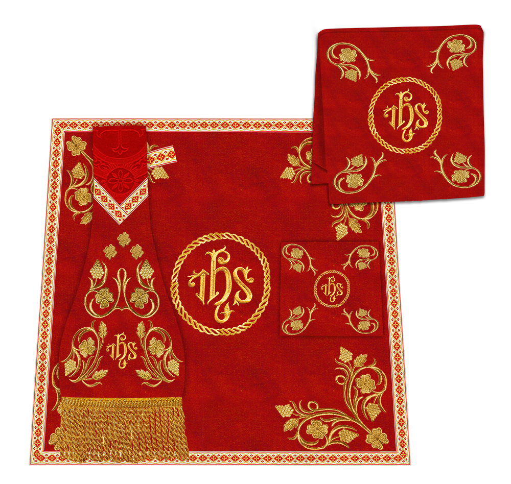 Borromean Chasuble Vestment With Grapes Embroidery and Trims
