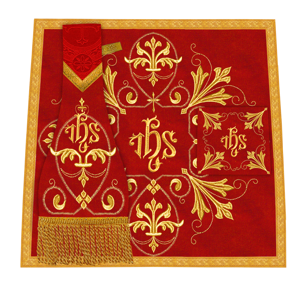 Gothic Chasuble with Ornate Lace