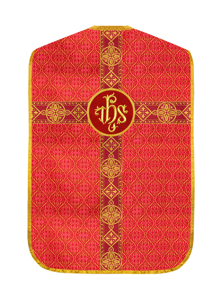 Embroidered Roman Chasuble Vestment