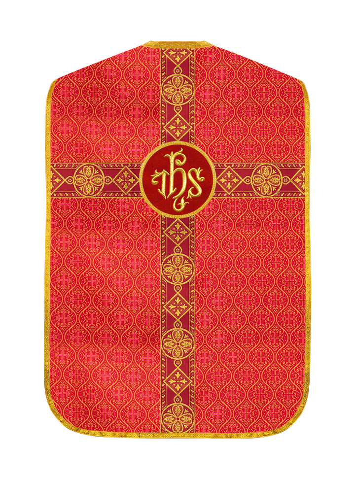 Embroidered Roman Chasuble Vestment