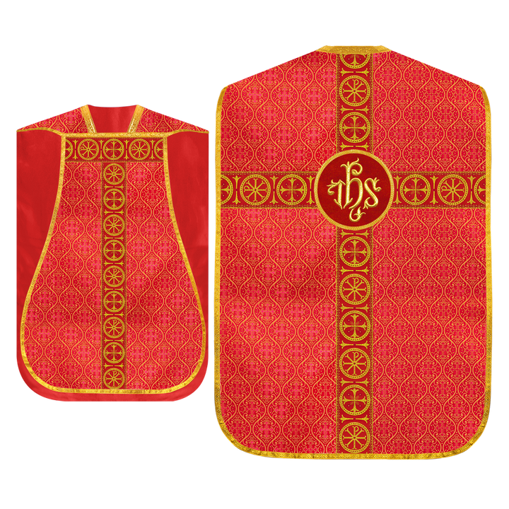 Roman Chasuble with Adorned Orphrey