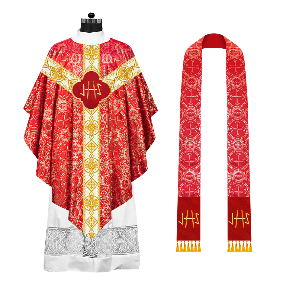 Ornate Liturgical Pugin Chasuble Vestment