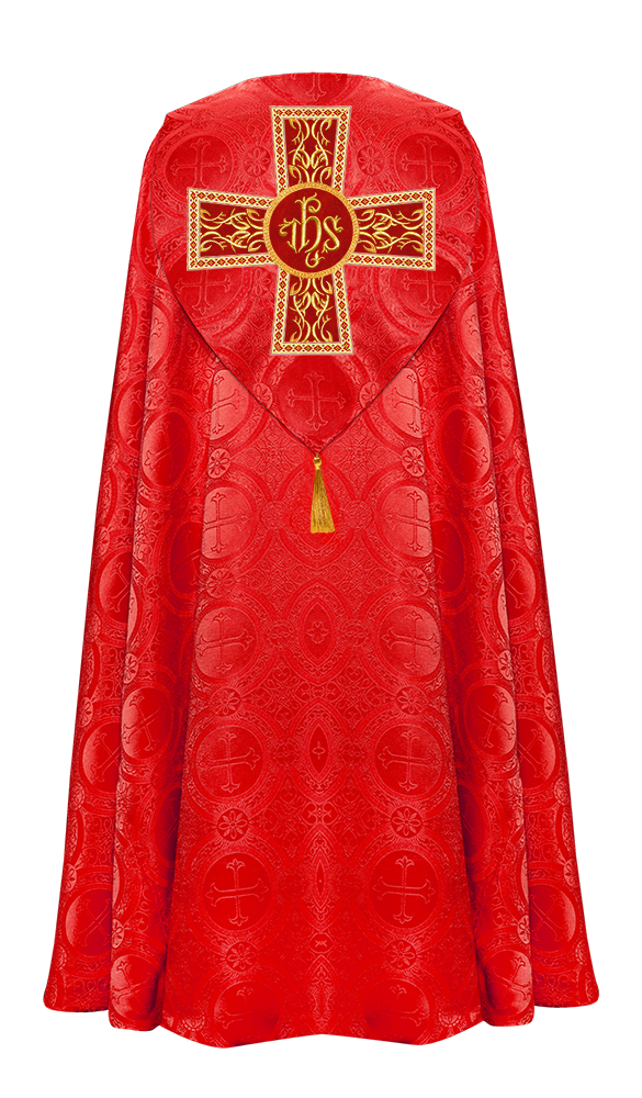 Gothic Cope Vestments With Liturgical Embroidery and Trims