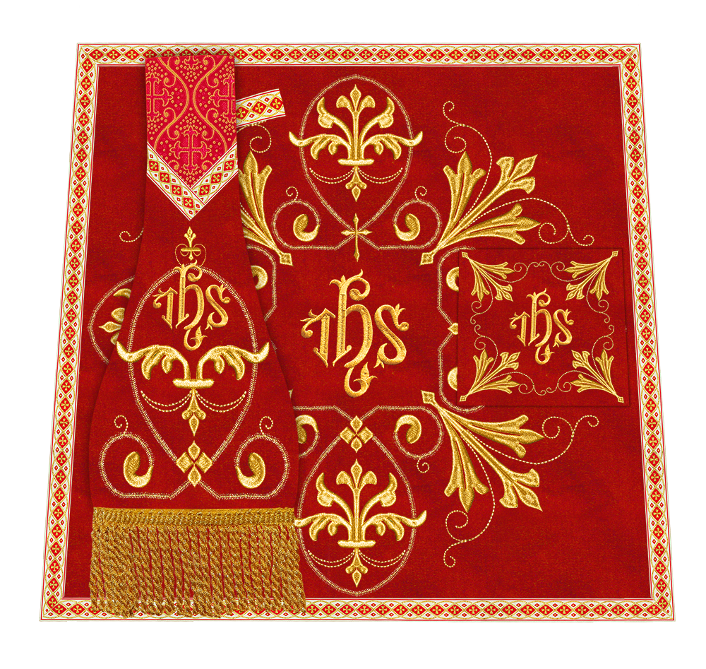 Spiritual Embroidery Mass Set Vestment